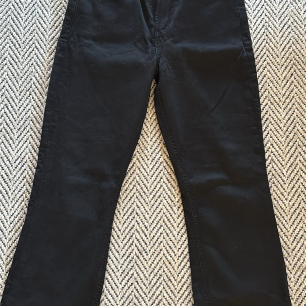 Citizens Of Humanity Black Isola Cropped Jeans